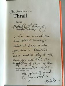 Natasha's Inscription to me, August 2012