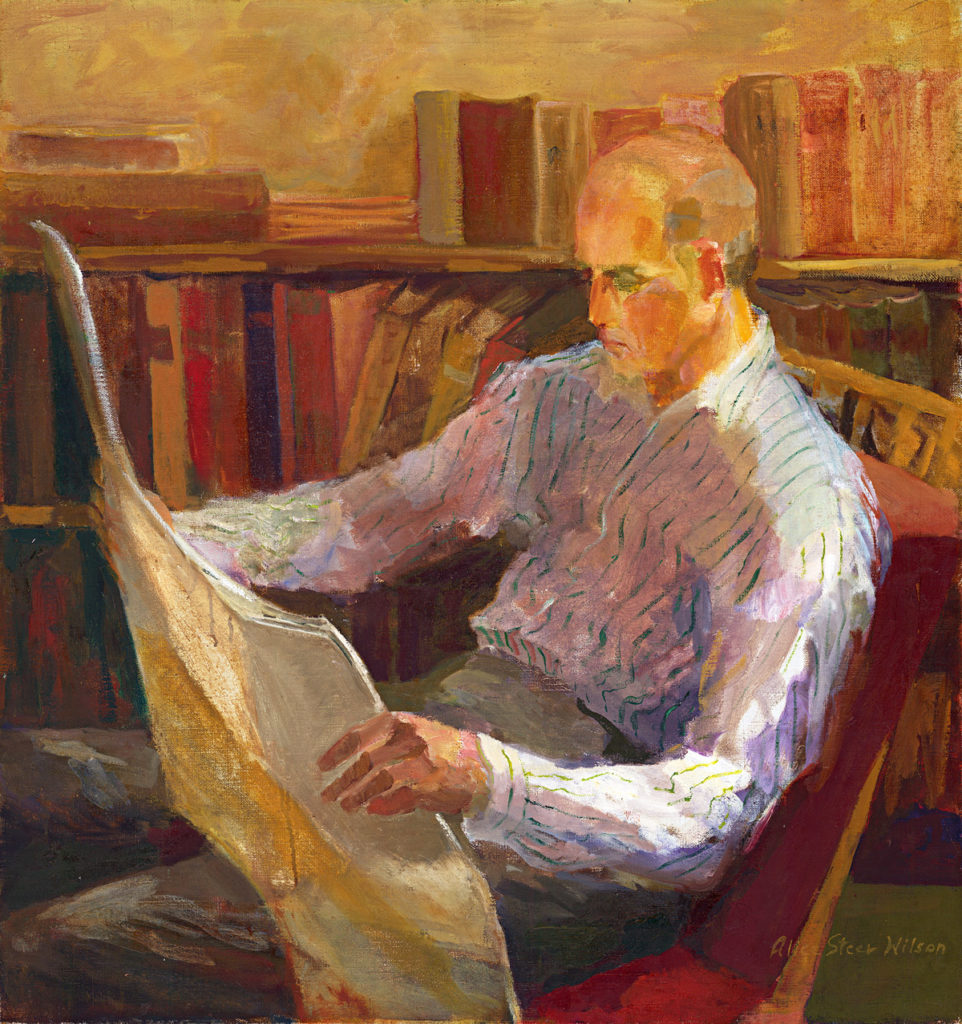 Fred Reading, 1960 Oil by Alice Steer Wilson 